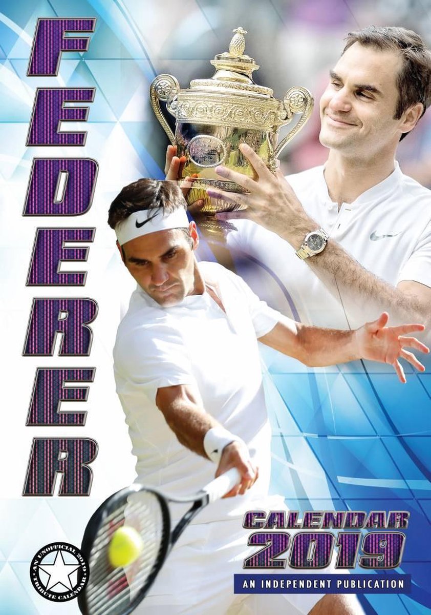 Roger Federer A3 Kalender 2019