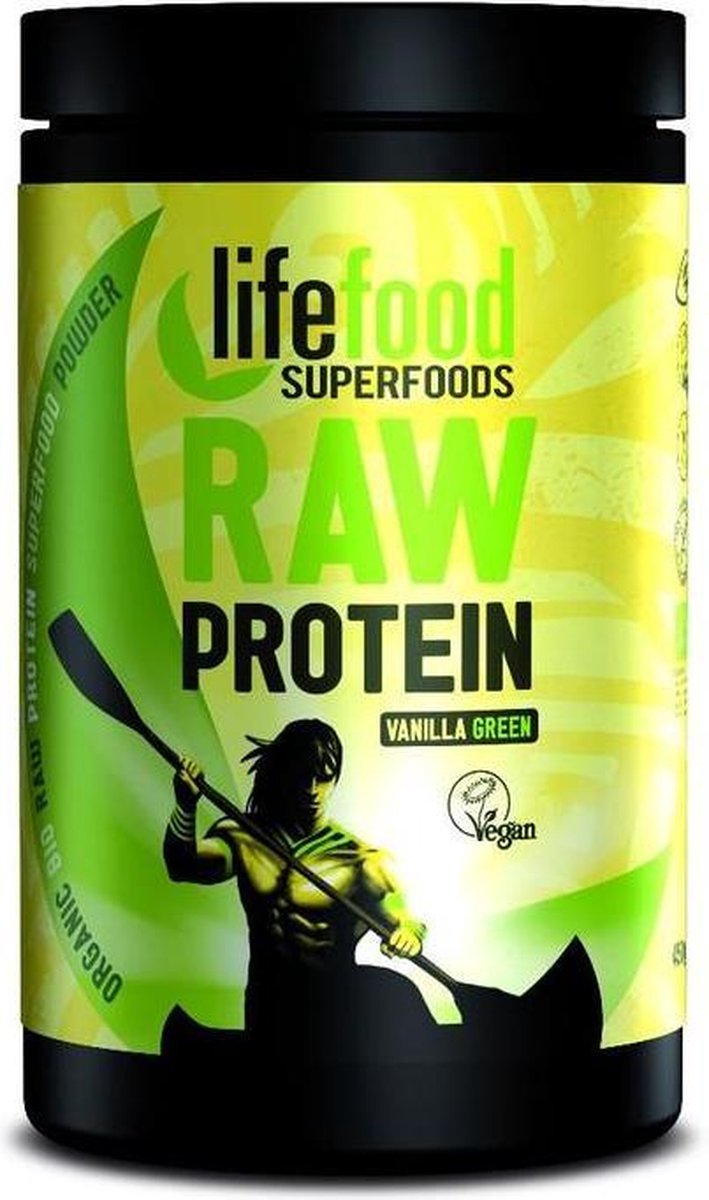 Raw protein green vanilla bio