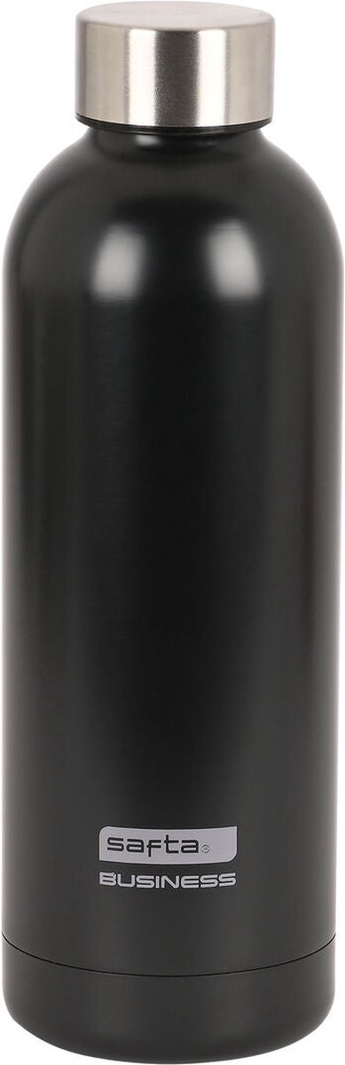 Stainless Steel Flask Safta Black 500 ml Black