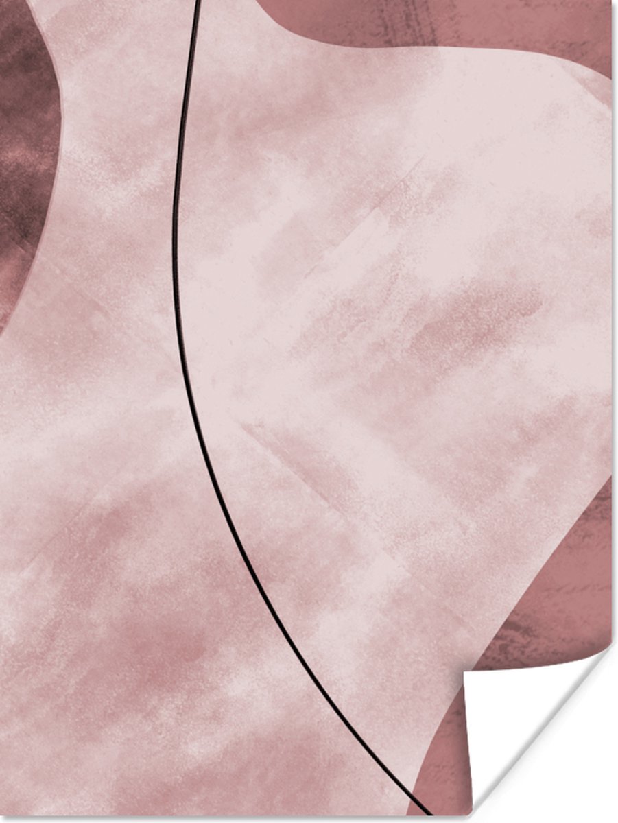 Poster Abstract - Vormen - Kleuren - Kunst - 30x40 cm