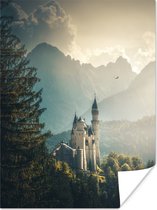 Poster - Kasteel - Natuur - Berg - Duitsland - Neuschwanstein