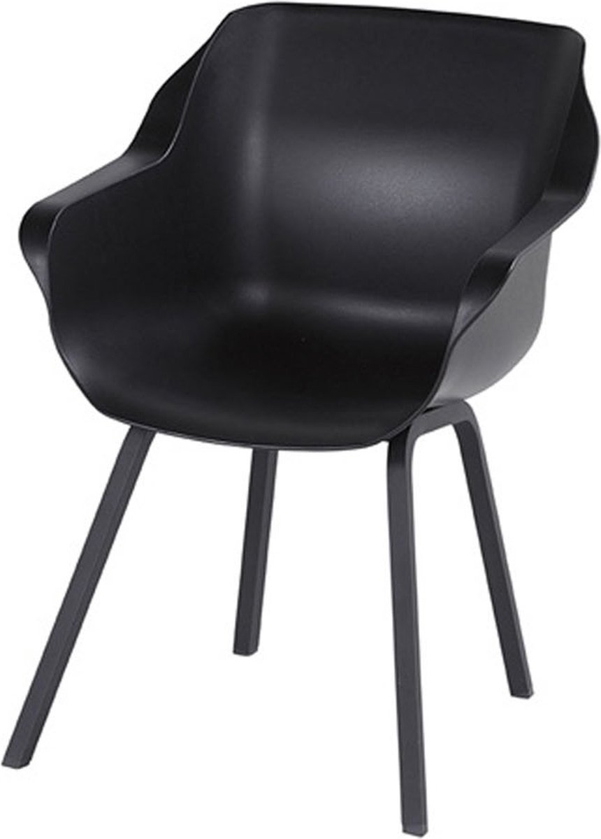 Hartman Sophie Element dining fauteuil baquet - Noir carbone