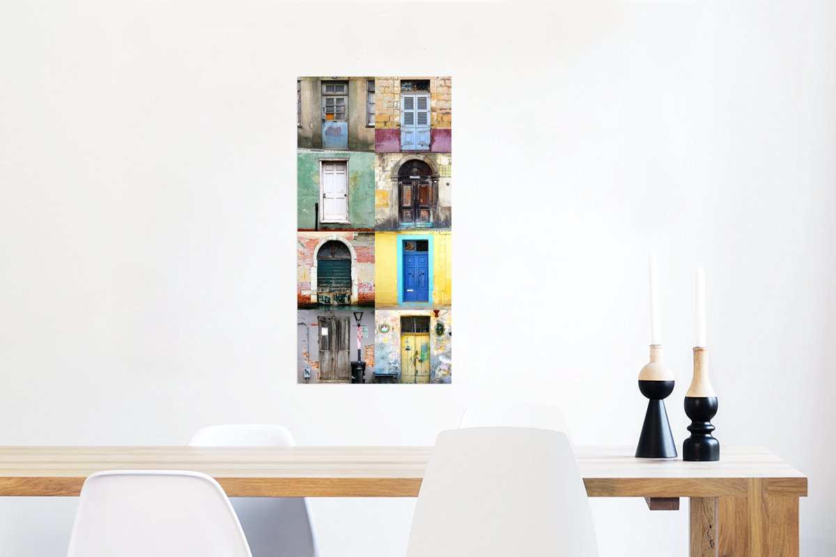 Deuren - Regenboog - Architectuur - Collage