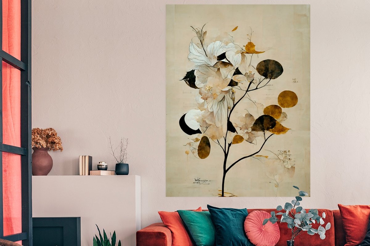 Bloemen - Bladeren - Boom - Pastel
