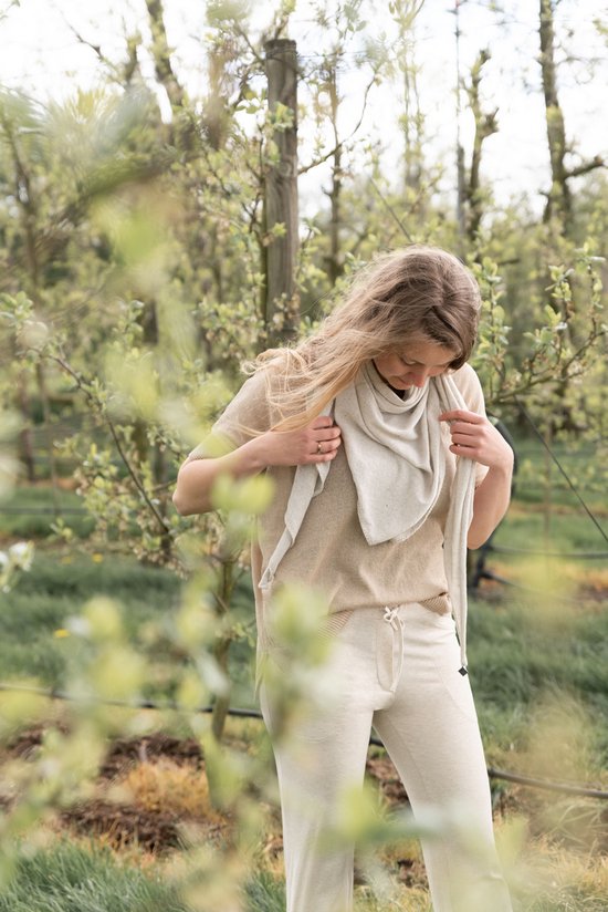 Knit Factory Lily Pants - Pantalon avec poches latérales - Pantalon long - Pantalon pour le printemps, l'été et l'automne - Zwart - L