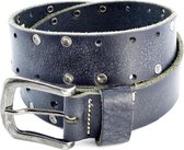 Kidzzbelts Jongenskinderriem JeanskinderriemVintage 1792 - Zwart - 85 cm