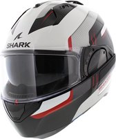 Casque Shark EVO ES system Kryd blanc noir rouge - casque moto XS