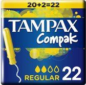 Tampax Tampons Compak Regular - 22 stuks