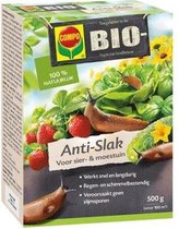 COMPO Bio Anti-Slak - 100% natuurlijk - voor siertuin en moestuin - snelle en lange werking - doos 500 g (100 m²)