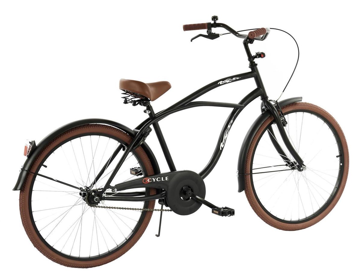 2Cycle Cruiser - 26 inch - Mat-Zwart - Jongensfiets | bol.com