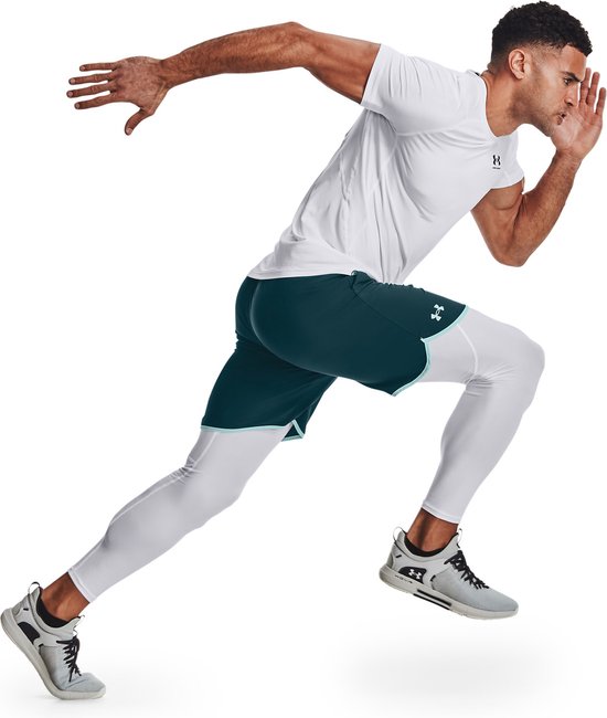 Under Armour UA Heatgear Armour Leggings Heren Sportlegging - Wit van Under Armour — afbeelding 4