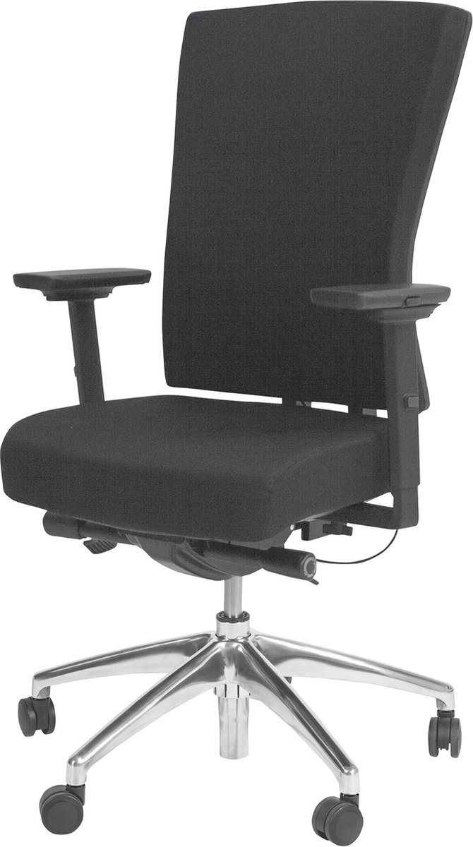 Schaffenburg serie 300 NEN Comfort ergonomische bureaustoel met zwart voetkruis en 5 jaar volledige garantie op alle bewegende delen