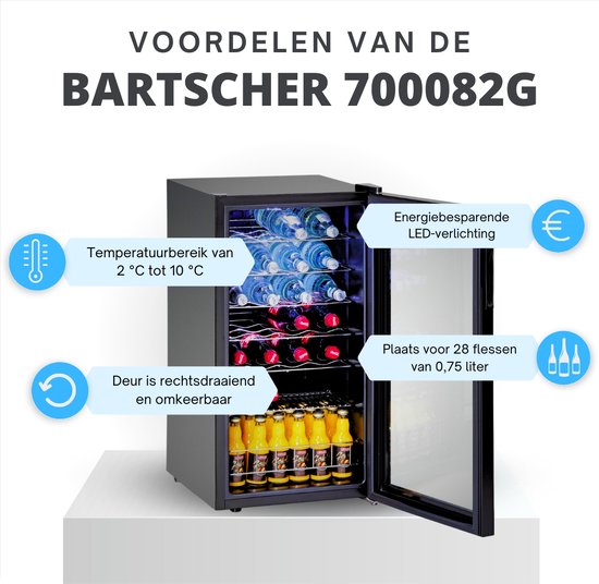 Bartscher 700082G - Flessenkoelkast van Bartscher — afbeelding 3