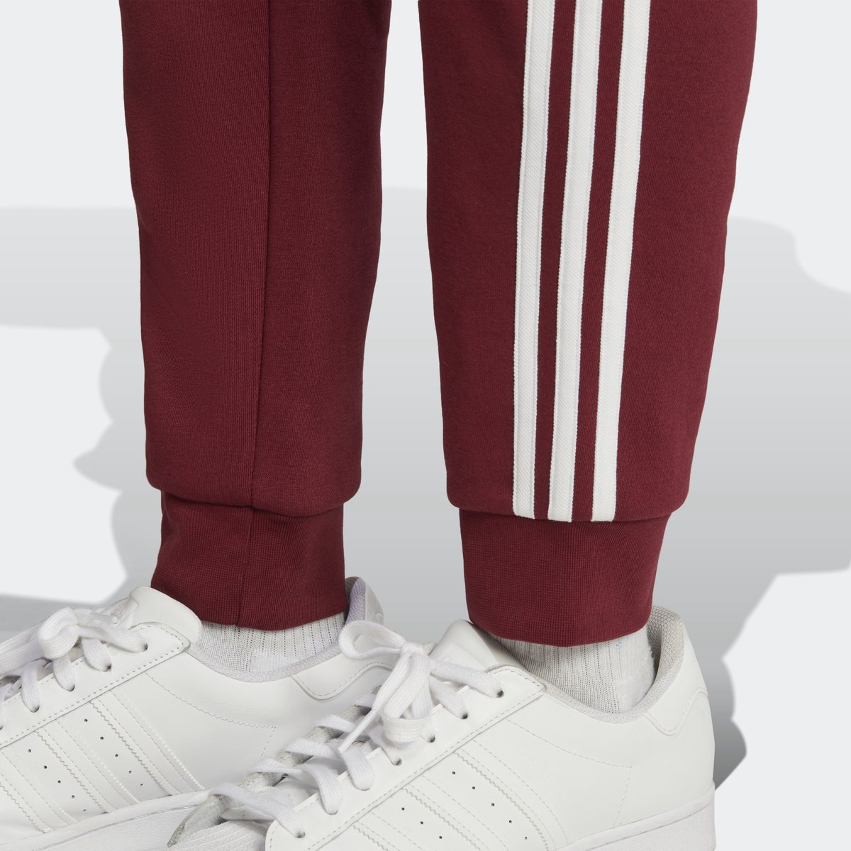 adidas Originals Adicolor Classics 3 Stripes Broek Heren Bordeaux 2XL bol