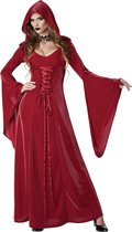 CALIFORNIA COSTUMES - Gothic rode jurk kostuum voor dames - S (38/40)