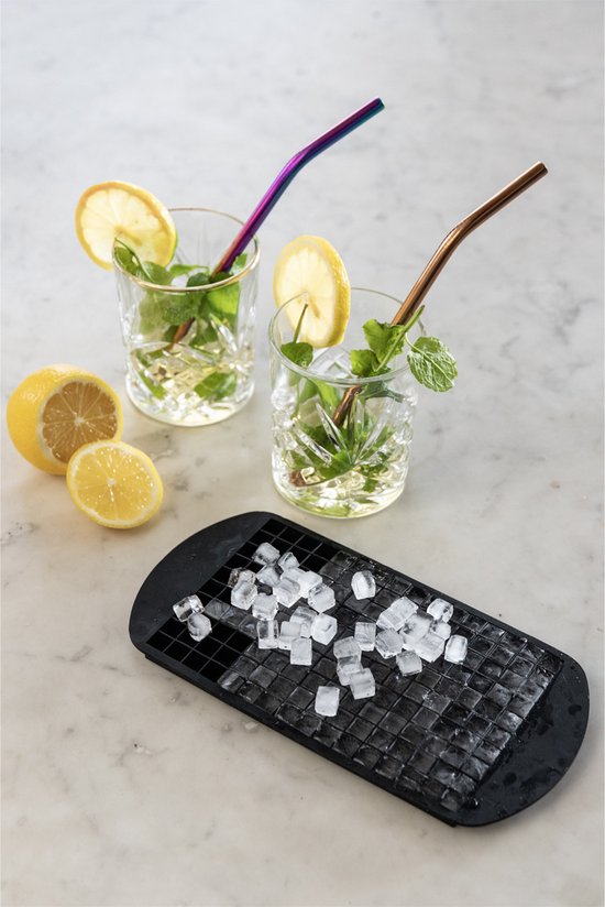 Senza - Ijsblokjesvorm - Crushed ice - Ijsblokjes voor cocktails - 160 ijsblokjes