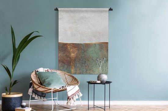 Tapisserie - Tapisserie - Abstrait - Luxe - Or - 90x120 cm - Tapisserie