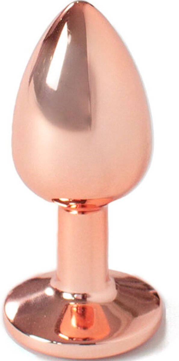SECRETPLAY TOYS | Secret Play - Metal Butt Plug Rose Gold Small Size 7 Cm