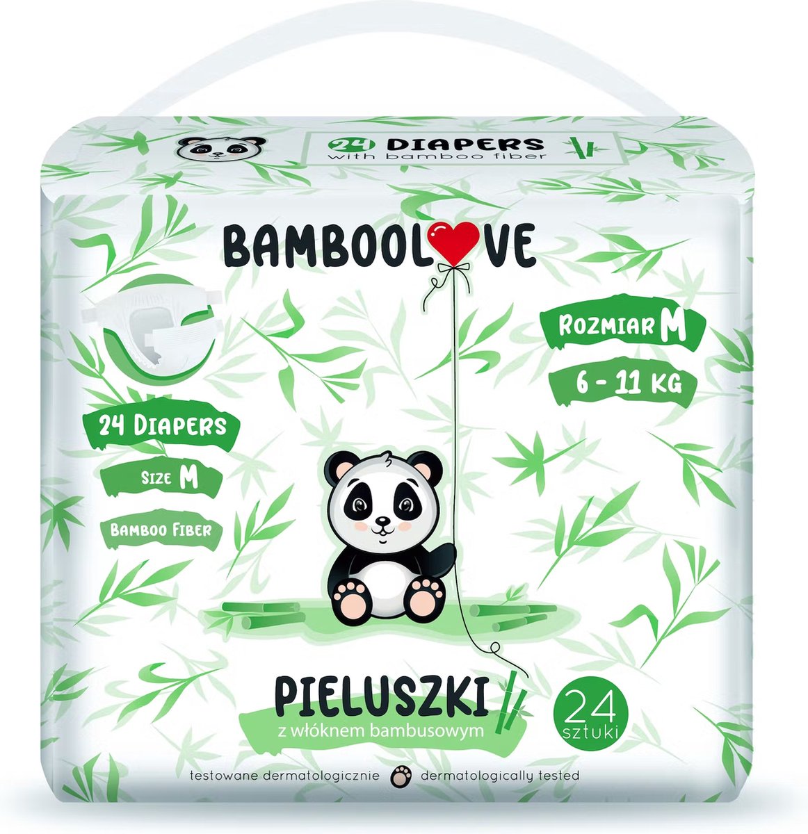 Bamboe luiers maat M - 2 pakken
