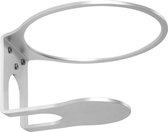 Case2go - Houder geschikt voor Apple HomePod Mini - Muurbeugel - Standaard - Metalen Wall Mount - Zilver