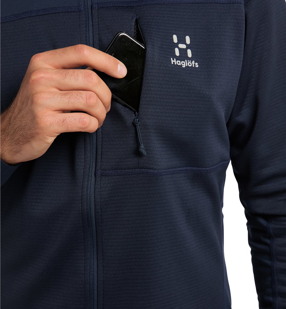 Haglofs L.i.m Mid Multi Sweatshirt Met Volledige Rits Blauw XL Man