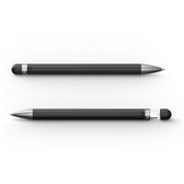 Twee pennen: één verticaal, één horizontaal met USB-C-aansluiting.