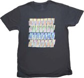 Nirvana - Repeat Heren T-shirt - M - Zwart