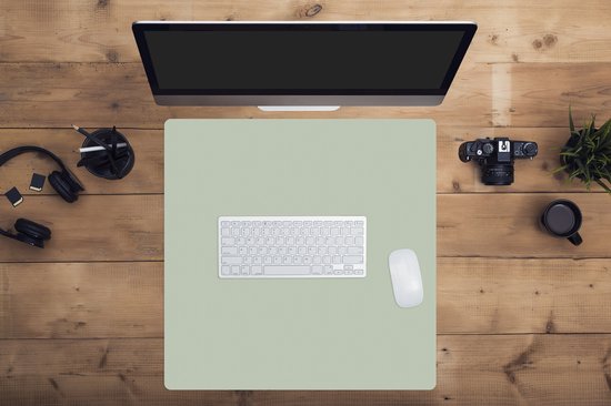 Gaming de souris gamer - Grand tapis de souris - Vert menthe - Uni - Tapis de souris xxl - 60x60 cm - Tapis de souris - Accessoires de bureau