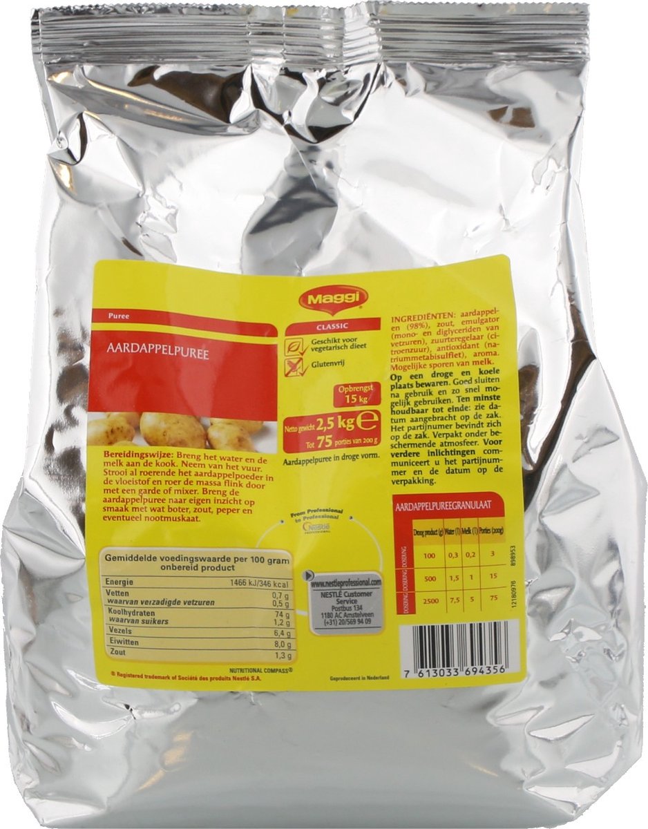 MAGGI aardappelpuree - 2,5kg