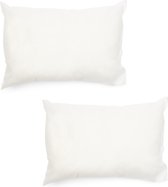 Riviera Maison Binnenkussen, Kussenvulling 50x30, wasbaar - RM Recycled Inner Pillow - Wit, polyester - Set van 2 stuks