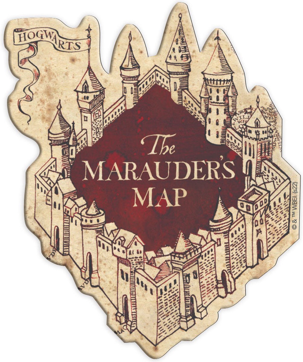 Harry Potter Fridge Magnet - Marauder's Map-