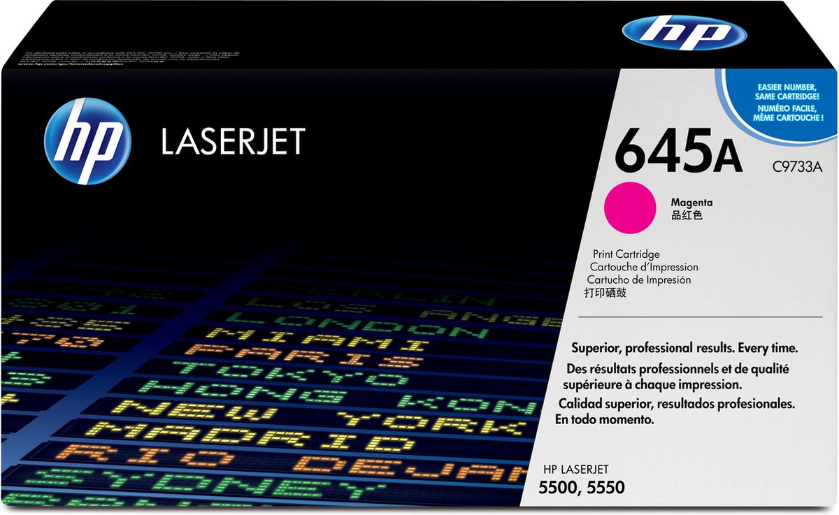 HP 645A magenta LaserJet tonercartridge (C9733A) Magenta