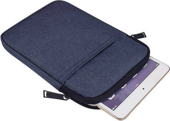 Étui de protection souple S02 pour liseuse DrPhone 7-8 pouces - Housse de transport - Étui pour tablette - Convient par exemple pour tablette - Bleu foncé