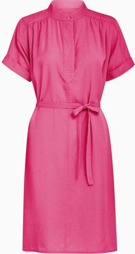 Minus Nilin Shirt Dress 1 Jurken Dames - Kleedje - Rok - Jurk - Roze - Maat 42