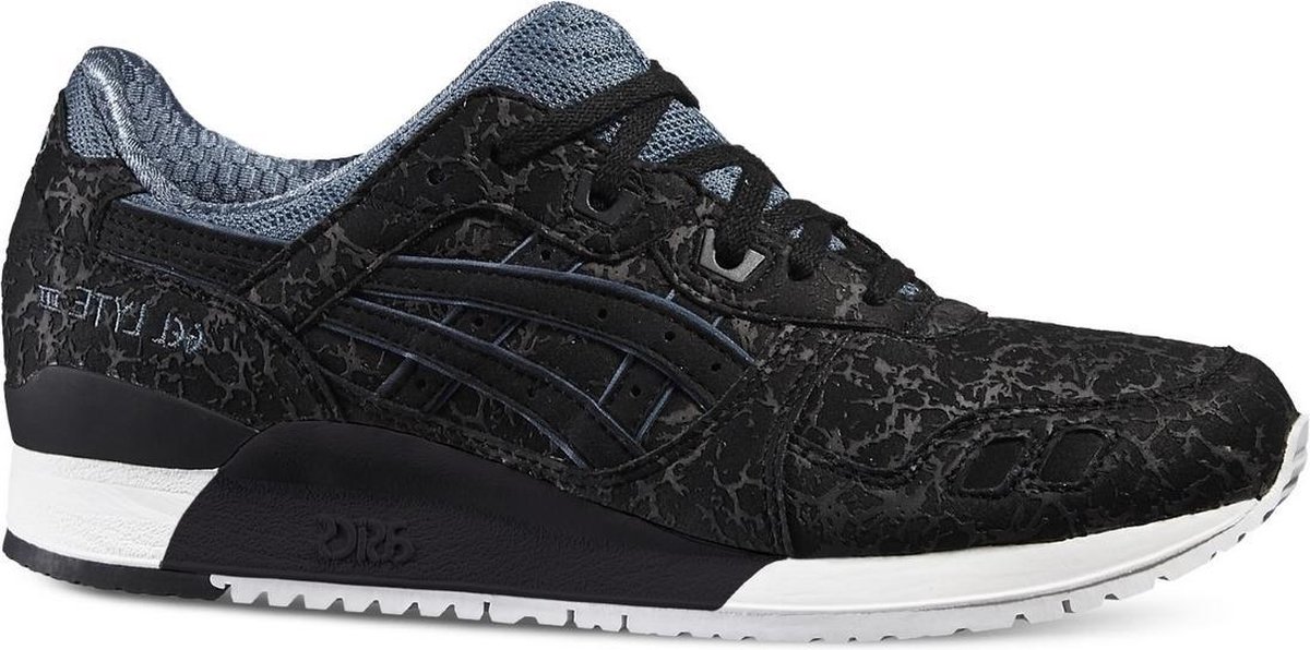 Asics Gel Lyte III Sportschoenen Maat 42.5 Mannen zwart blauw bol