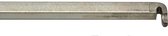 Nemef 7-150cm - Staaf voor krukespagnolet - Verzinkt - 9x9mm - lengte 150 cm