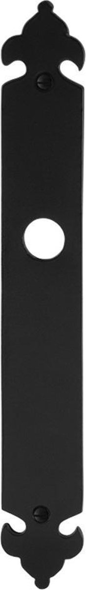 GPF6100.25 langschild 291x41x4mm BB72 smeedijzer zwart