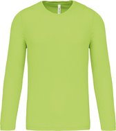 Herensportshirt 'Proact' met lange mouwen Lime Green - XL