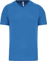 Chemise de sport homme ' Proact' à col V Blue Aqua - M