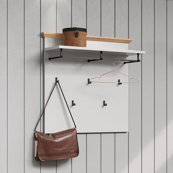Trendteam Smart Living Garderobekast Ladekast Ole, 92 X 98 X 35 Cm In Wit Met Lade En Veel Opbergruimte