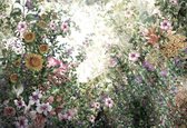 Fotobehang - Vlies Behang - Wilde Tuin - Planten - Bloemen - Natuur - 520 x 318 cm