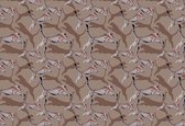 Fotobehang Cheetah Abstract | XXL - 312cm x 219cm | 130g/m2 Vlies