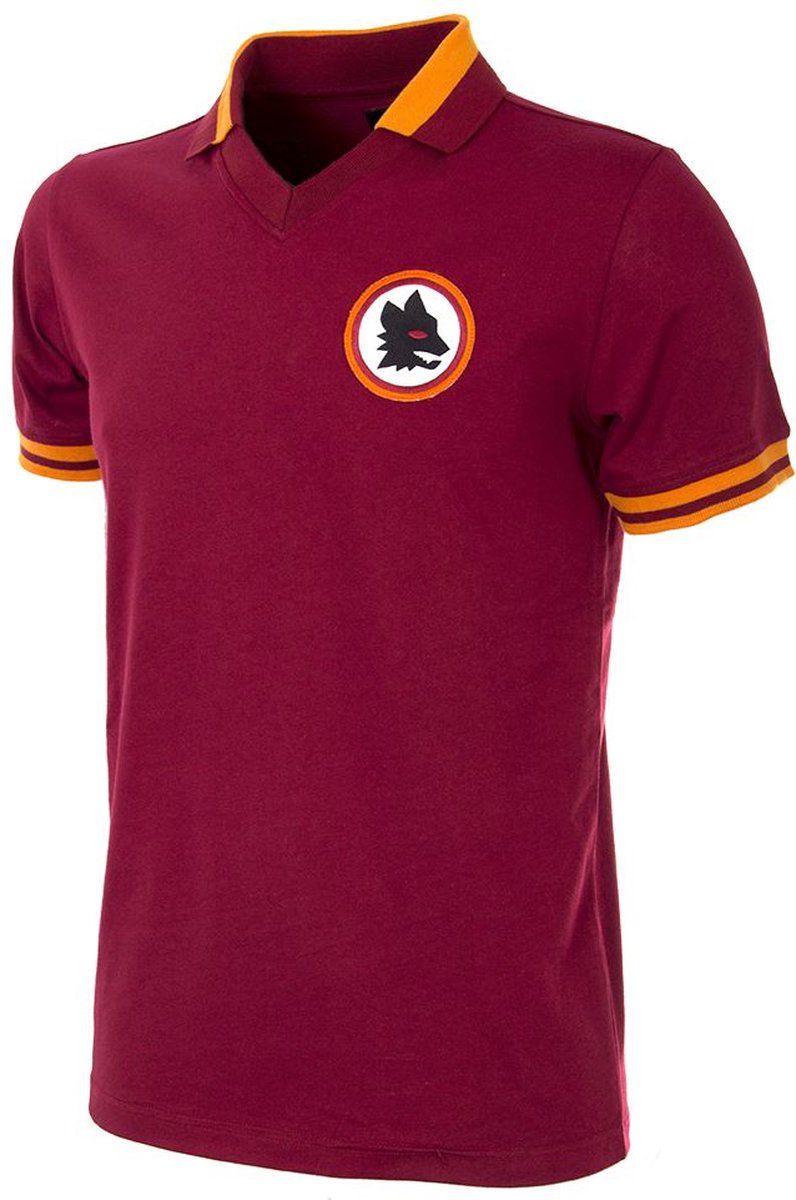 COPA - AS Roma 1978 - 79 Retro Voetbal Shirt - XL - Rood