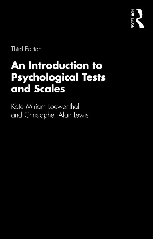 An Introduction to Psychological Tests and Scales - cover