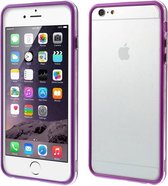 iPhone 6 Plus bumper paars/transparant