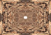 Fotobehang Abstract Stone Design | XXL - 312cm x 219cm | 130g/m2 Vlies
