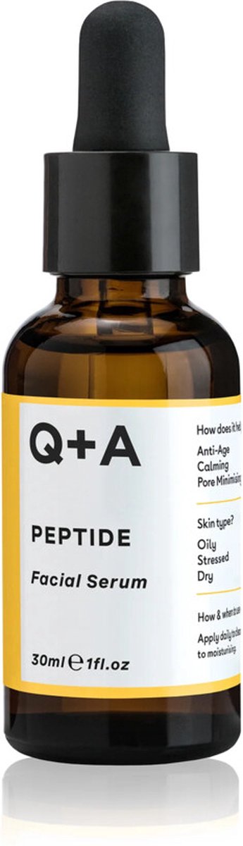 Q+A Gezichtsserum Peptide - 30 ml