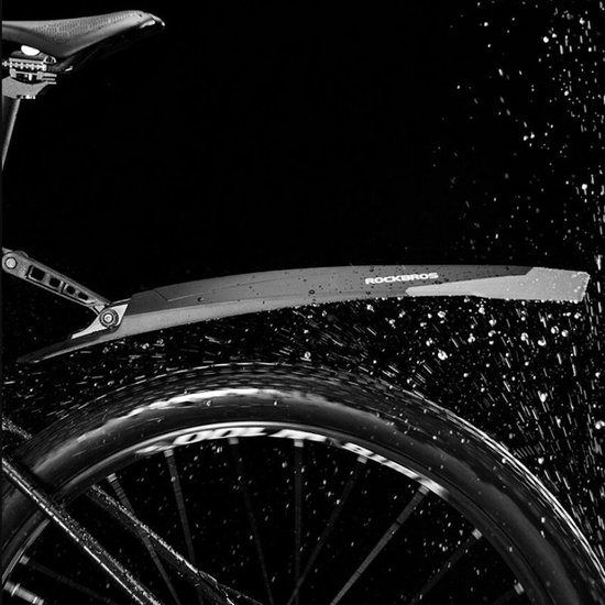 LPHFDCS Bicycle Mudguards 26 All-in-One Bicycle Mudguard Front and