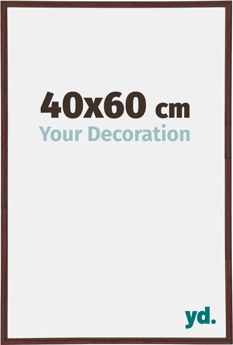 yd. Your Decoration - Fotolijst 40x60 cm - Kunststof - Bruin - Annecy