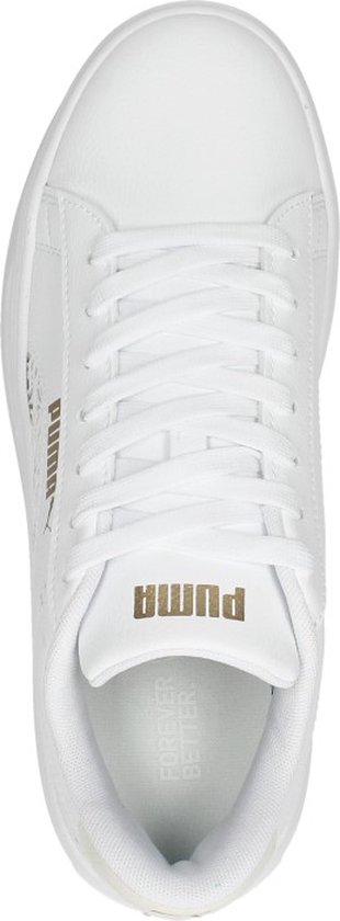 Puma Smash Platform V3 Laser Cut Sneakers Laag - wit - Maat 38 | bol.com